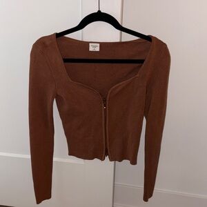 Abercrombie & Fitch Tan Knit Top